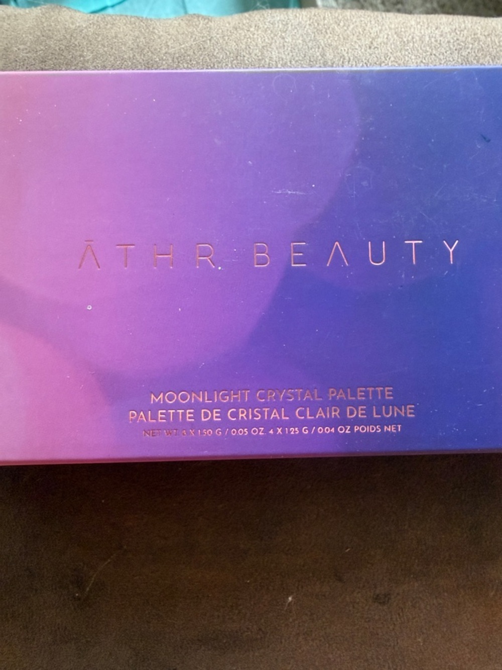 ATHR Beauty Moonlight Crystal Eyeshadow Palette — Purple